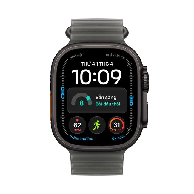 Apple Watch Ultra 4 GPS + Cellular 49mm viền Titanium dây Ocean màu Titan đen – ảnh 11