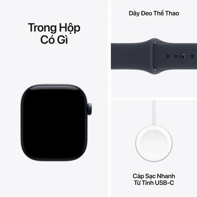 Apple Watch Series 12 GPS + Cellular 42mm viền Ceramic dây silicone màu Xanh đen nhạt – ảnh 17