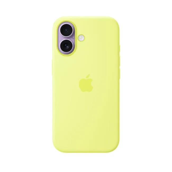 Ốp lưng MagSafe iPhone 17 Silicone Apple màu Vàng nhạt – ảnh 17