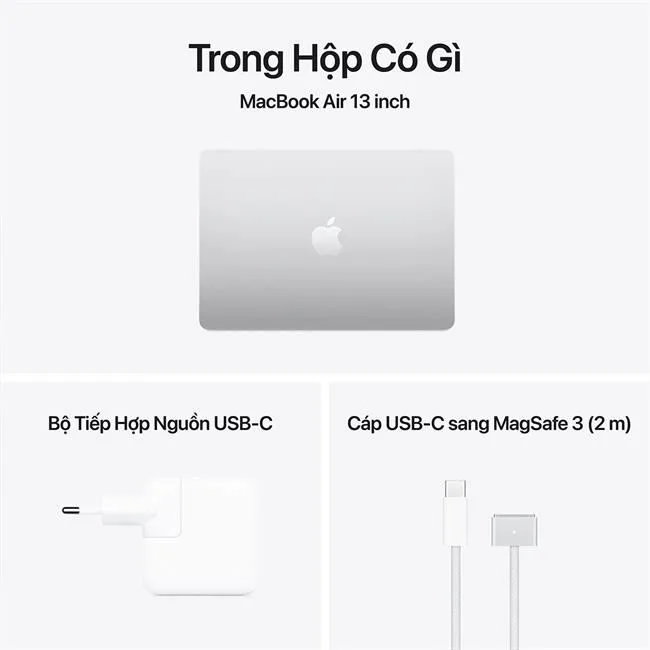 MacBook Air 13 inch M4 24GB/512GB/10GPU/Sạc 35W màu Bạc – ảnh 11