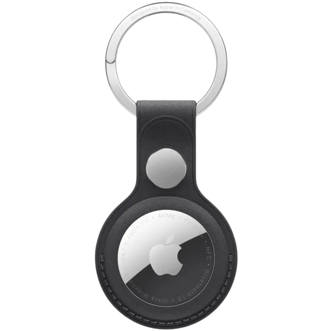 Móc khóa AirTag Vải tinh dệt Apple Đen màu Đen – ảnh 1