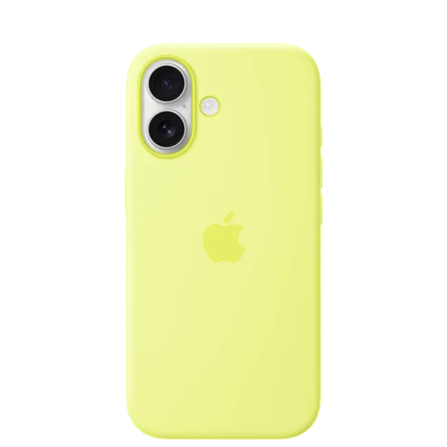 Ốp lưng MagSafe iPhone 17 Silicone Apple màu Vàng nhạt – ảnh 15