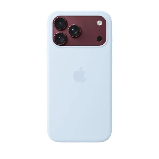 Ốp lưng MagSafe iPhone 18 Pro Max silicone Apple màu Xanh dương nhạt – ảnh 13