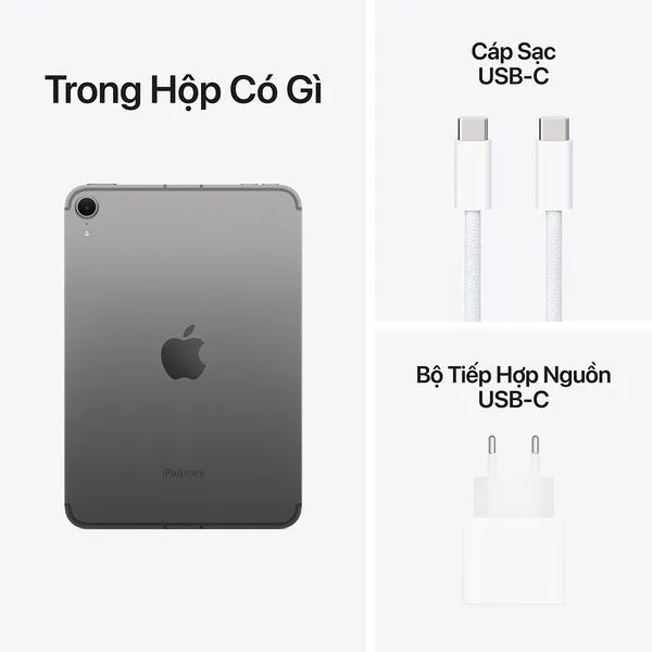 iPad mini 7 5G màu Đen - Xám – ảnh 10