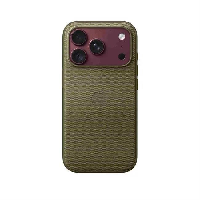 Ốp lưng MagSafe iPhone 18 Pro TechWoven Apple màu Xanh Oliu – ảnh 3