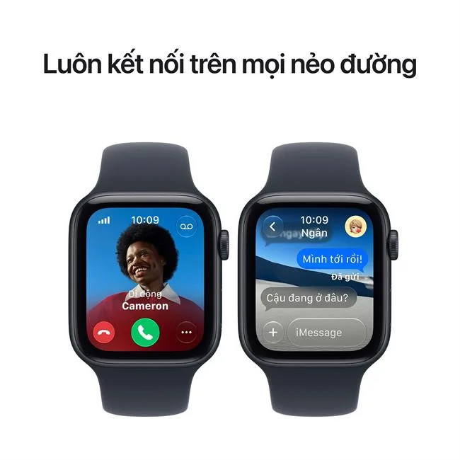 Apple Watch SE 3 GPS + Cellular 44mm viền nhôm dây thể thao 2026 màu Vàng đồng – ảnh 6