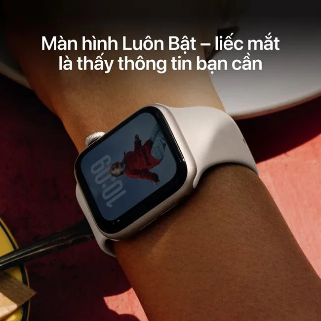 Apple Watch SE 3 GPS 40mm viền nhôm dây thể thao màu Trắng Starlight – ảnh 5