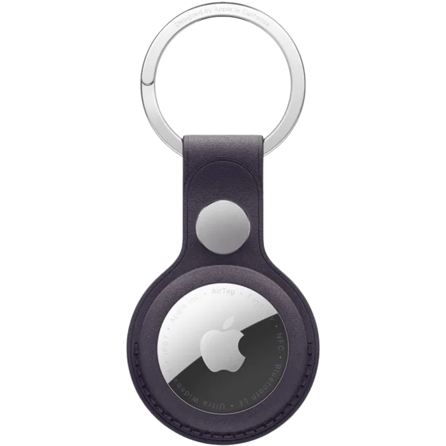 Móc khóa AirTag Vải tinh dệt Apple Tím Midnight màu Tím – ảnh 1