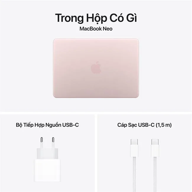 MacBook Neo 13 inch A18 Pro 8GB/256GB màu Hồng phấn – ảnh 20