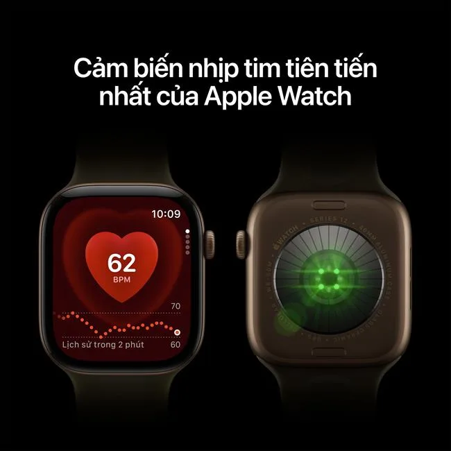 Apple Watch Series 12 GPS + Cellular 42mm viền nhôm dây silicone màu Xám nhạt – ảnh 21