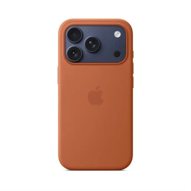 Ốp lưng MagSafe iPhone 17 Pro Silicone Apple màu Nâu – ảnh 19