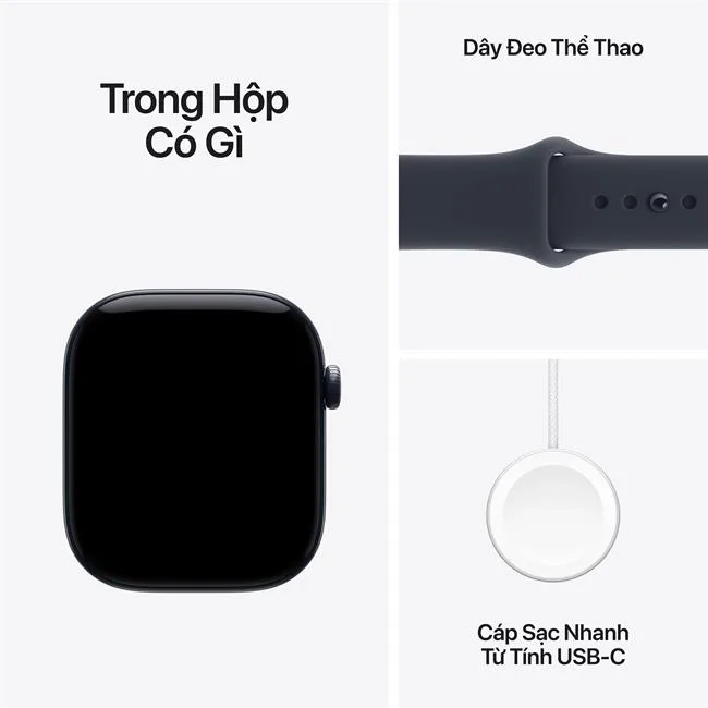 Apple Watch Series 12 GPS + Cellular 46mm viền Ceramic dây silicone màu Xanh đen nhạt – ảnh 17