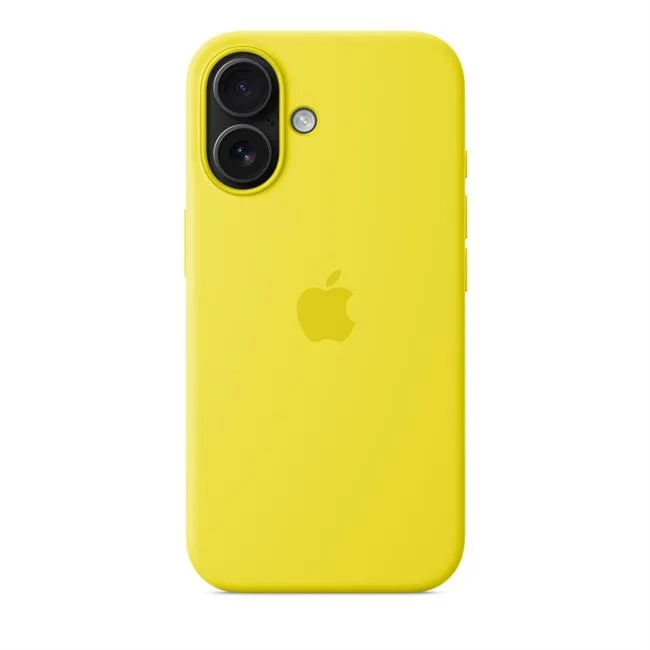 Ốp lưng MagSafe iPhone 16 Silicone Apple màu Vàng – ảnh 11
