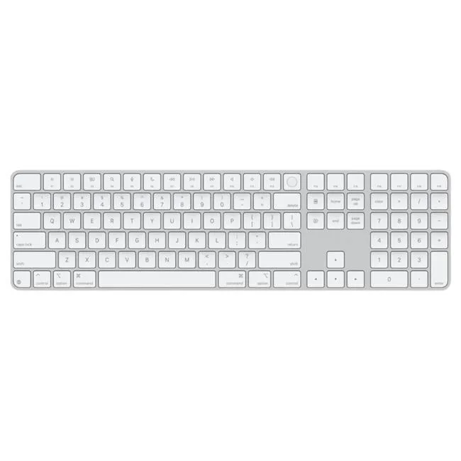 Bàn phím Apple Magic Keyboard USB C Touch ID có phím số màu Trắng – ảnh 1