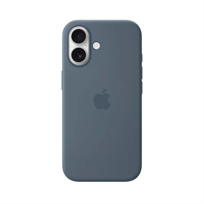 Ốp lưng MagSafe iPhone 17 Silicone Apple màu Xanh dương nhạt – ảnh 32