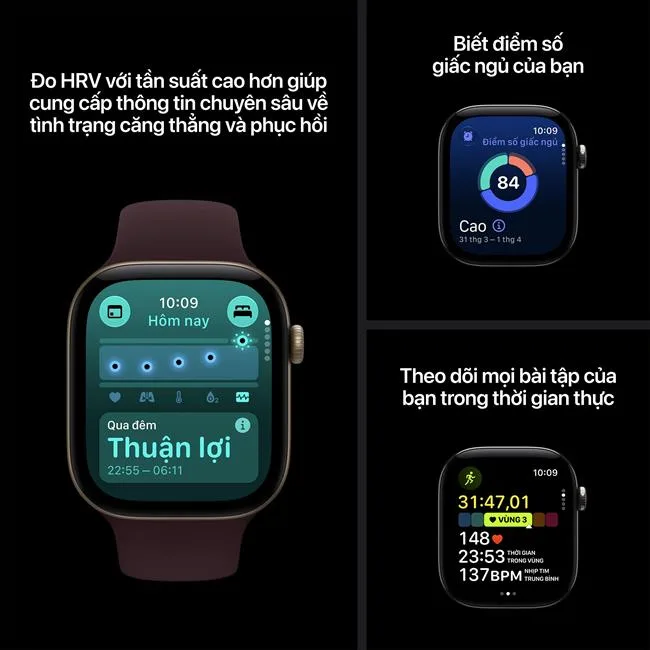 Apple Watch Series 12 GPS + Cellular 42mm viền nhôm dây silicone màu Xám nhạt – ảnh 23