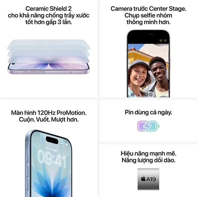 iPhone 17 256GB màu Xanh Lá Xô Thơm – ảnh 6