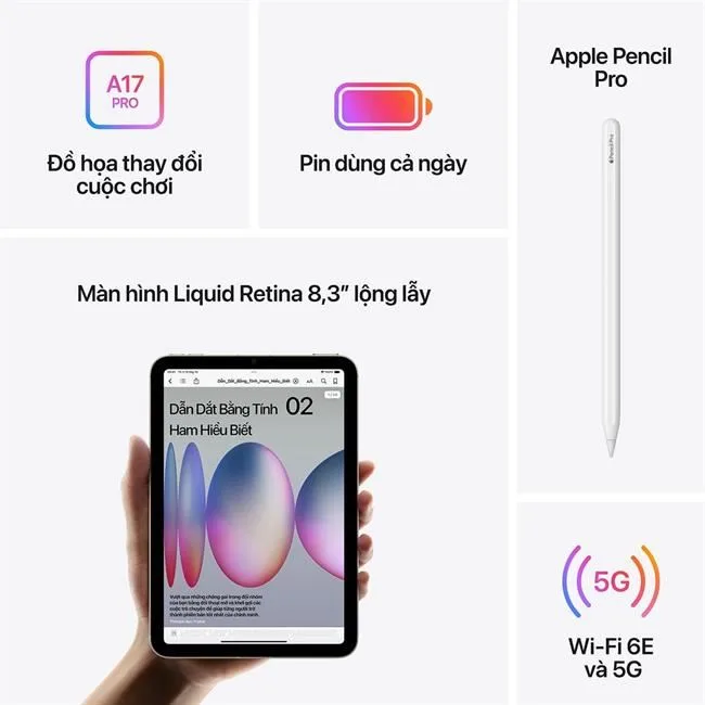 iPad mini 7 5G màu Tím – ảnh 37