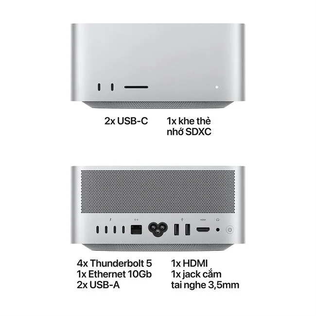 Mac Studio M5 Max 36GB/512GB màu Bạc – ảnh 4
