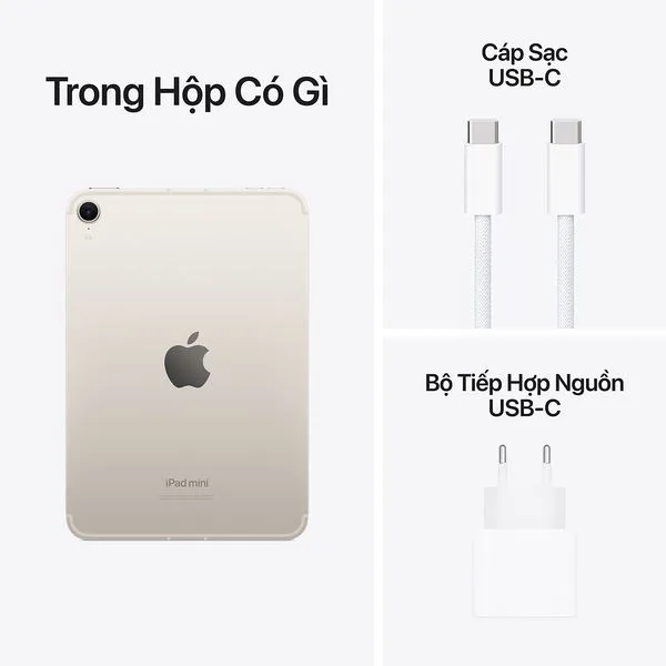 iPad mini 7 5G màu Trắng Starlight – ảnh 20