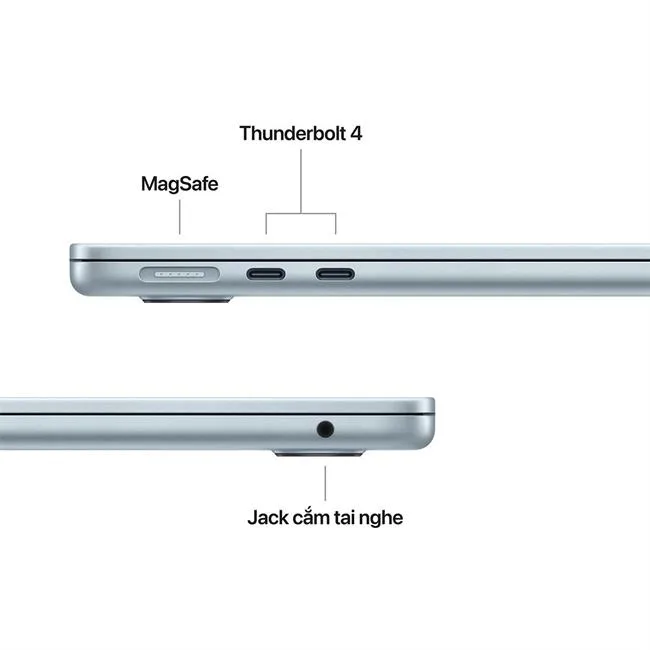 MacBook Air 13 inch M5 32GB/512GB 35W màu Xanh da trời nhạt – ảnh 6