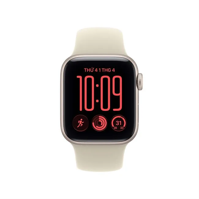 Apple Watch SE 3 GPS + Cellular 40mm viền nhôm dây thể thao 2026 màu Vàng đồng – ảnh 11