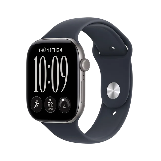 Apple Watch Series 12 GPS + Cellular 42mm viền nhôm dây silicone màu Xám nhạt – ảnh 19