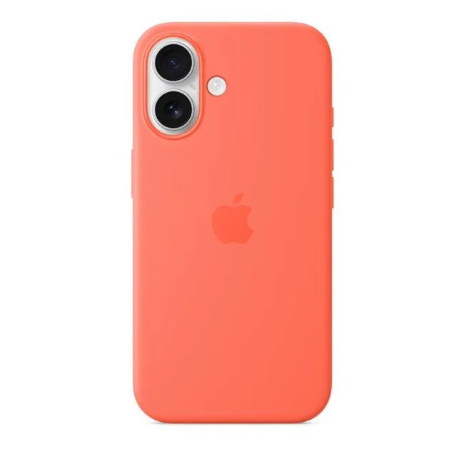 Ốp lưng MagSafe iPhone 16 Silicone Apple màu Cam – ảnh 22