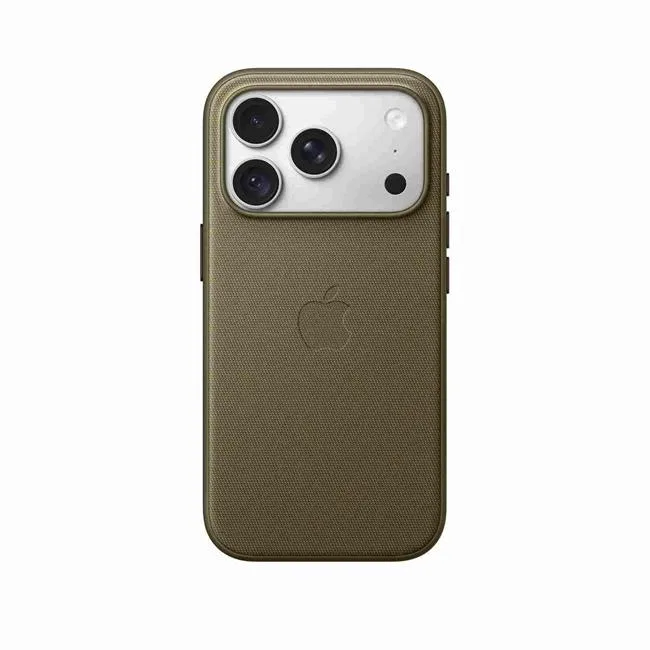 Ốp lưng MagSafe iPhone 18 Pro TechWoven Apple màu Xanh Oliu – ảnh 2