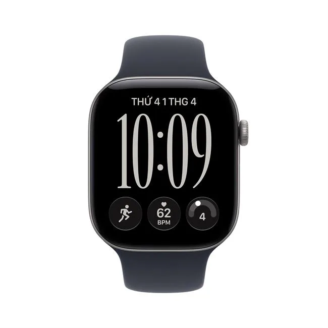 Apple Watch Series 12 GPS + Cellular 42mm viền nhôm dây silicone màu Xám nhạt – ảnh 20