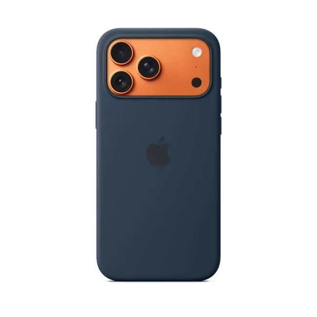 Ốp lưng MagSafe iPhone 17 Pro Max Silicone Apple màu Xanh đậm – ảnh 11