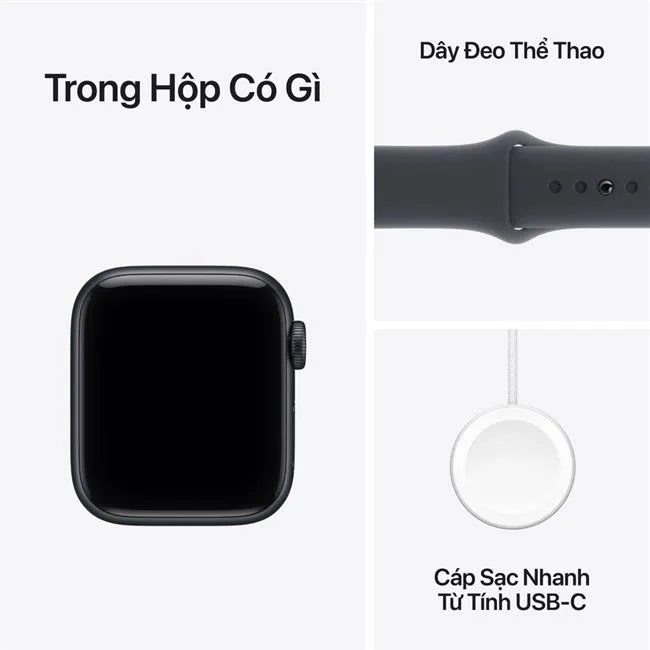 Apple Watch SE 3 GPS 40mm viền nhôm dây thể thao màu Xanh đen – ảnh 16