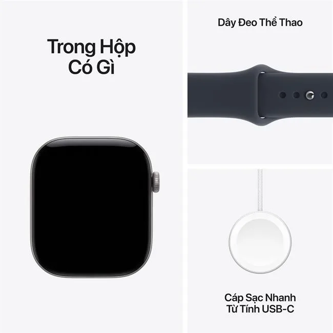 Apple Watch Series 12 GPS 42mm viền nhôm dây silicone màu Xám nhạt – ảnh 27