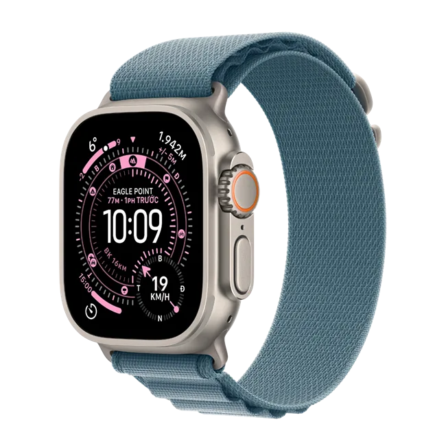 Apple Watch Ultra 3 GPS + Cellular 49mm viền Titanium dây Alpine màu Titan tự nhiên – ảnh 1