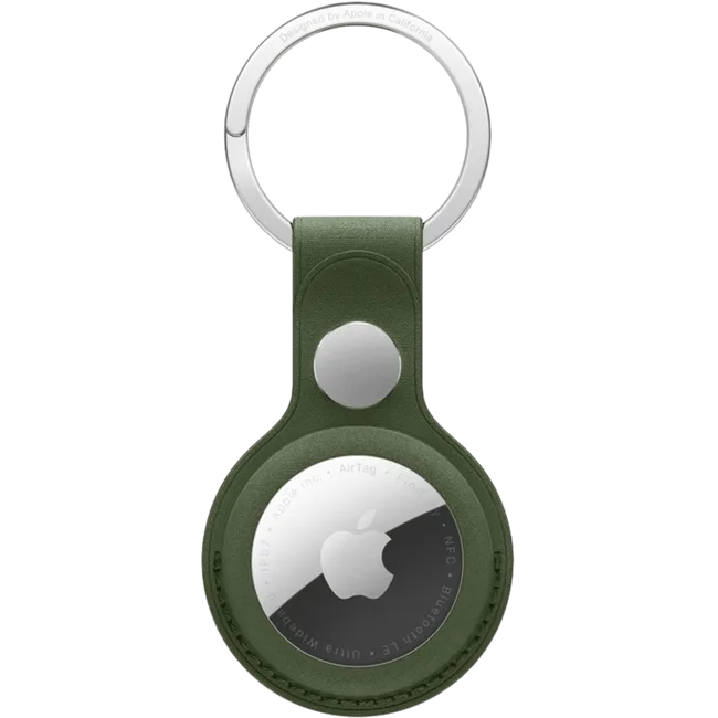 Móc khóa AirTag Vải tinh dệt Apple Xanh Moss màu Xanh rêu – ảnh 1