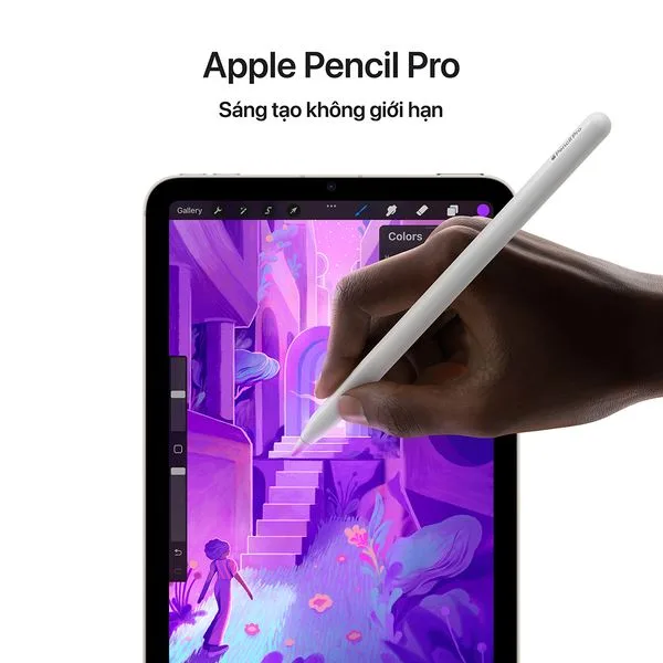 iPad mini 7 5G màu Trắng Starlight – ảnh 16