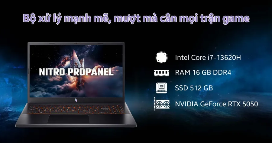 Acer Gaming Nitro ProPanel ANV15-52-72BM – ảnh 3