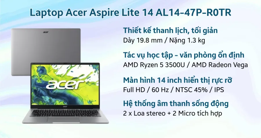 Acer Aspire Lite 14 AL14-47P-R0TR – ảnh 11