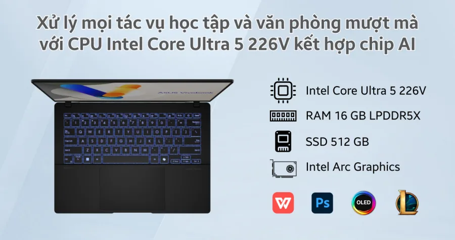 ASUS Vivobook S14 S5406SA-PP168WS – ảnh 11