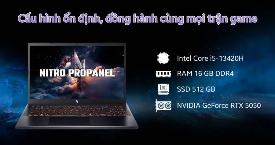 Acer Gaming Nitro ProPanel ANV15-52-59AA – ảnh 3