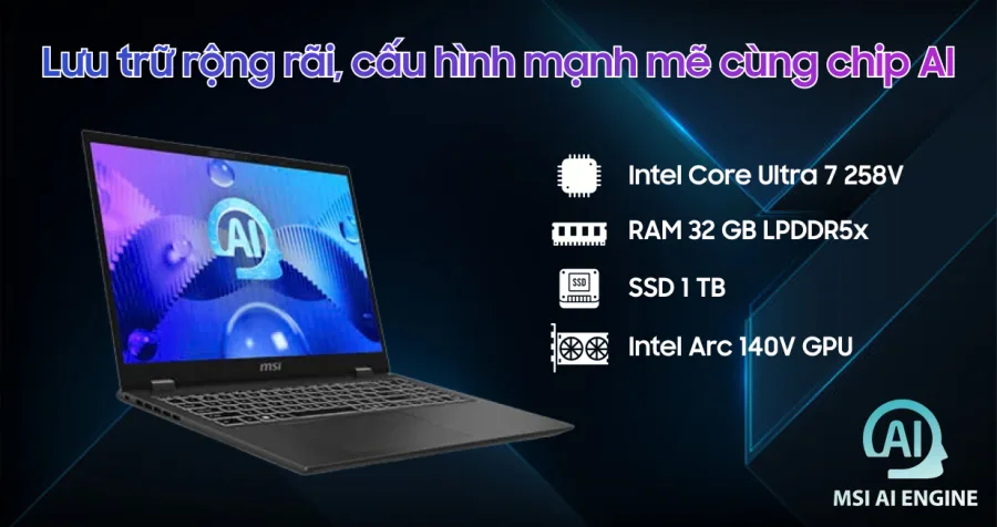 MSI Prestige 13 AI+ Evo A2VMG-040VN – ảnh 8