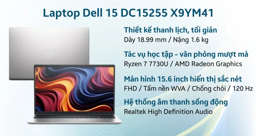Dell 15 DC15255 X9YM41 – ảnh 9