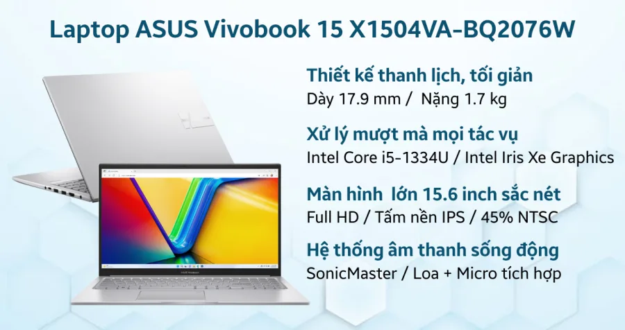 ASUS Vivobook 15 X1504VA-BQ2076W – ảnh 11