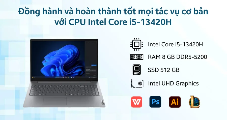 Lenovo V15 G5 IRL 83HF00BRVA – ảnh 2