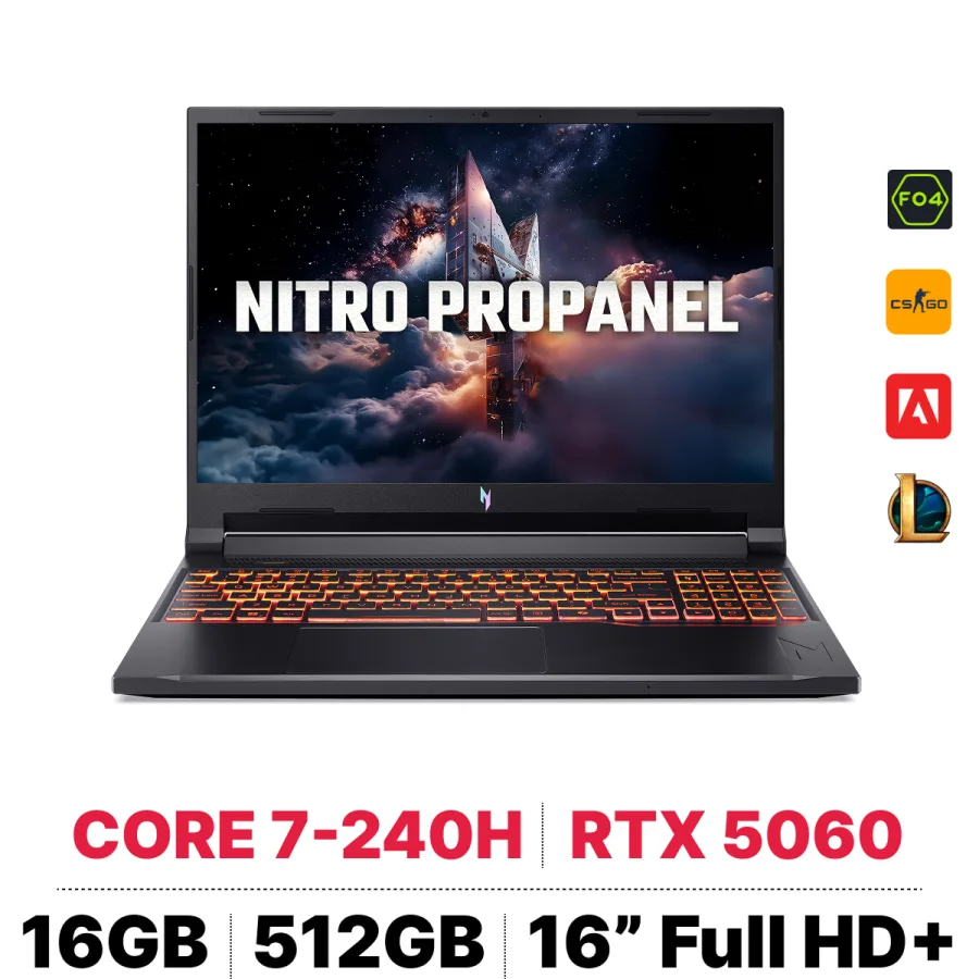 Acer Gaming Nitro Propanel ANV16-72-71T9 – ảnh 1