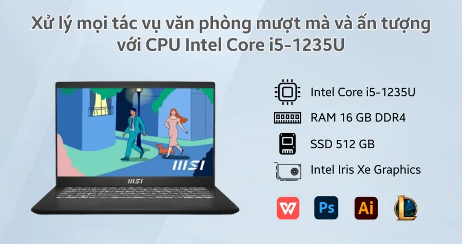 MSI Modern 14 C12MO-660VN – ảnh 7