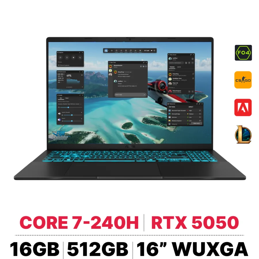 ASUS Gaming V16 V3607VH-RP025W – ảnh 1