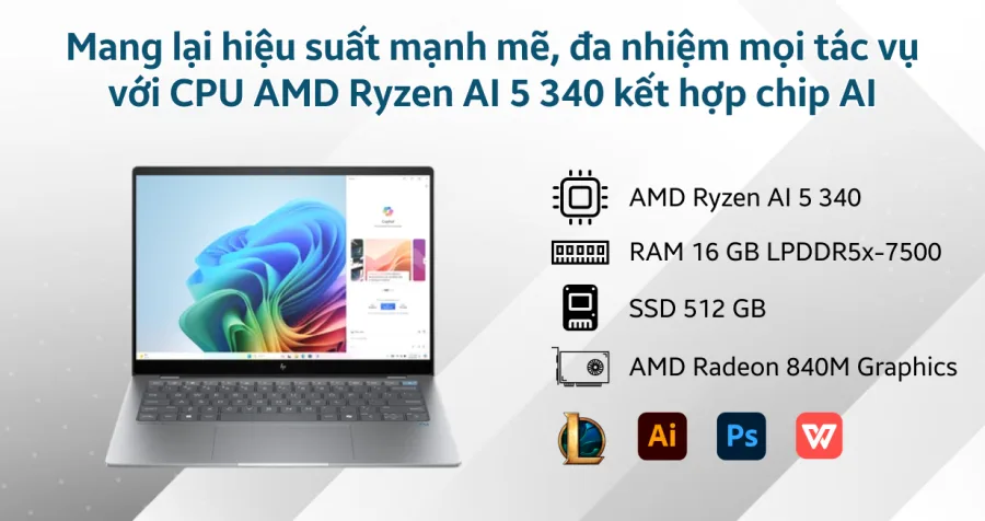 HP Omnibook X Flip 14-FK0092AU BZ7P5PA – ảnh 12