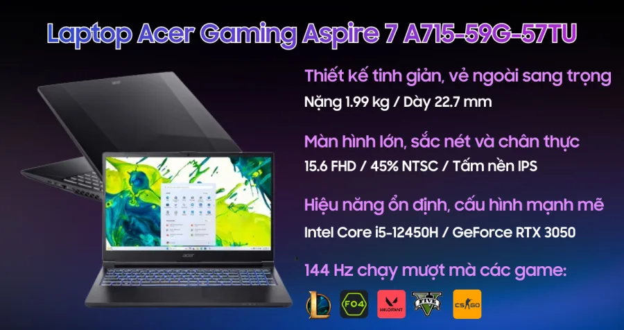 Acer Gaming Aspire 7 A715-59G-57TU – ảnh 10