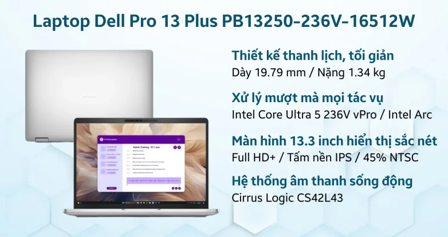 Dell Pro 13 Plus PB13250-236V-16512W – ảnh 11